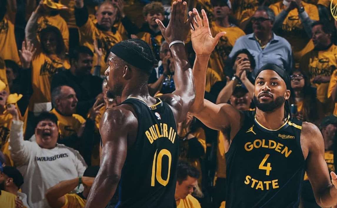 No Curry, no problem as Warriors dominate Wolves in Game 1